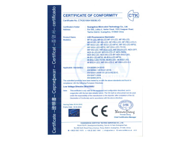 LED Fluorescence Illuminator CE Certificate