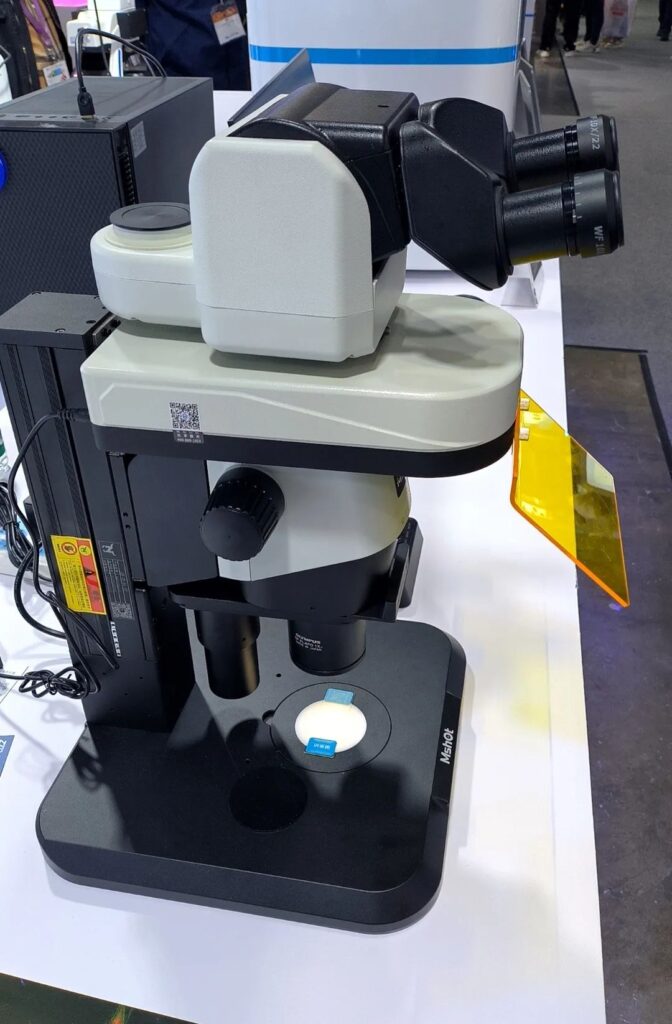 double objectives stereo-fluorescence microscope mzx200